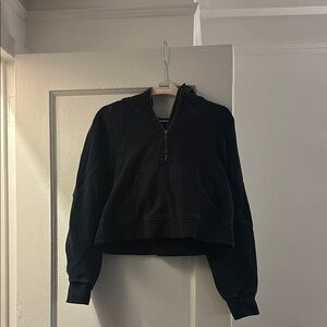 Lululemon black scuba quarter zip